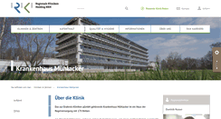 Desktop Screenshot of krankenhaus-muehlacker.de